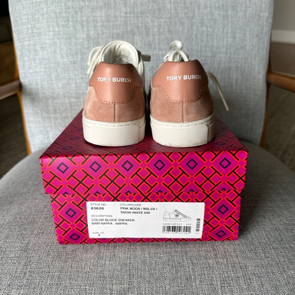 Tory Burch sneakers, pink mauve Tory Burch sneakers, pink sneakers - Picture 3 of 6